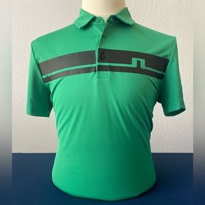 J. Lindeberg - Large Slim Fit, Grey, Green/Navy